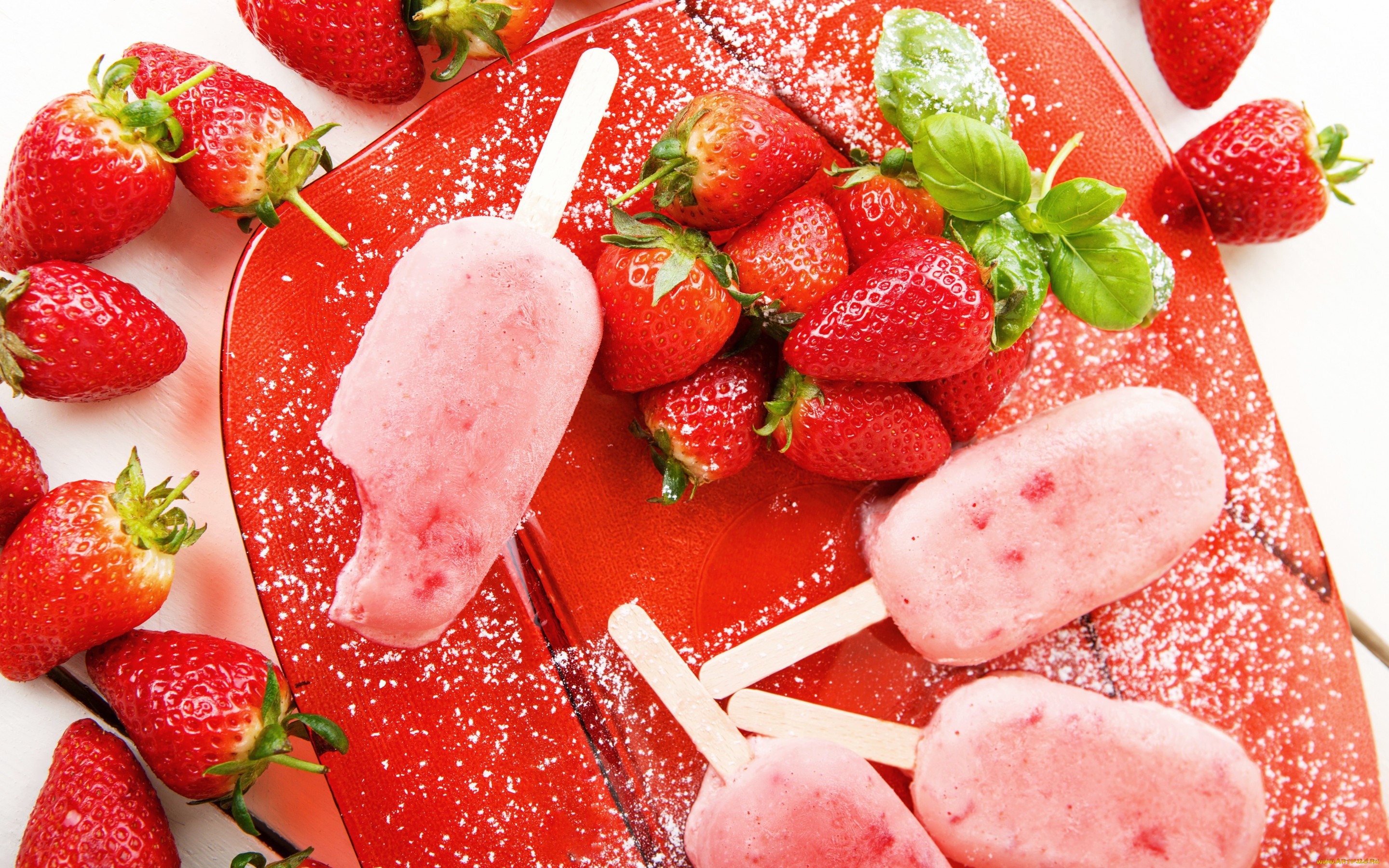 , ,  , , , , , , dessert, ice, cream, strawberry